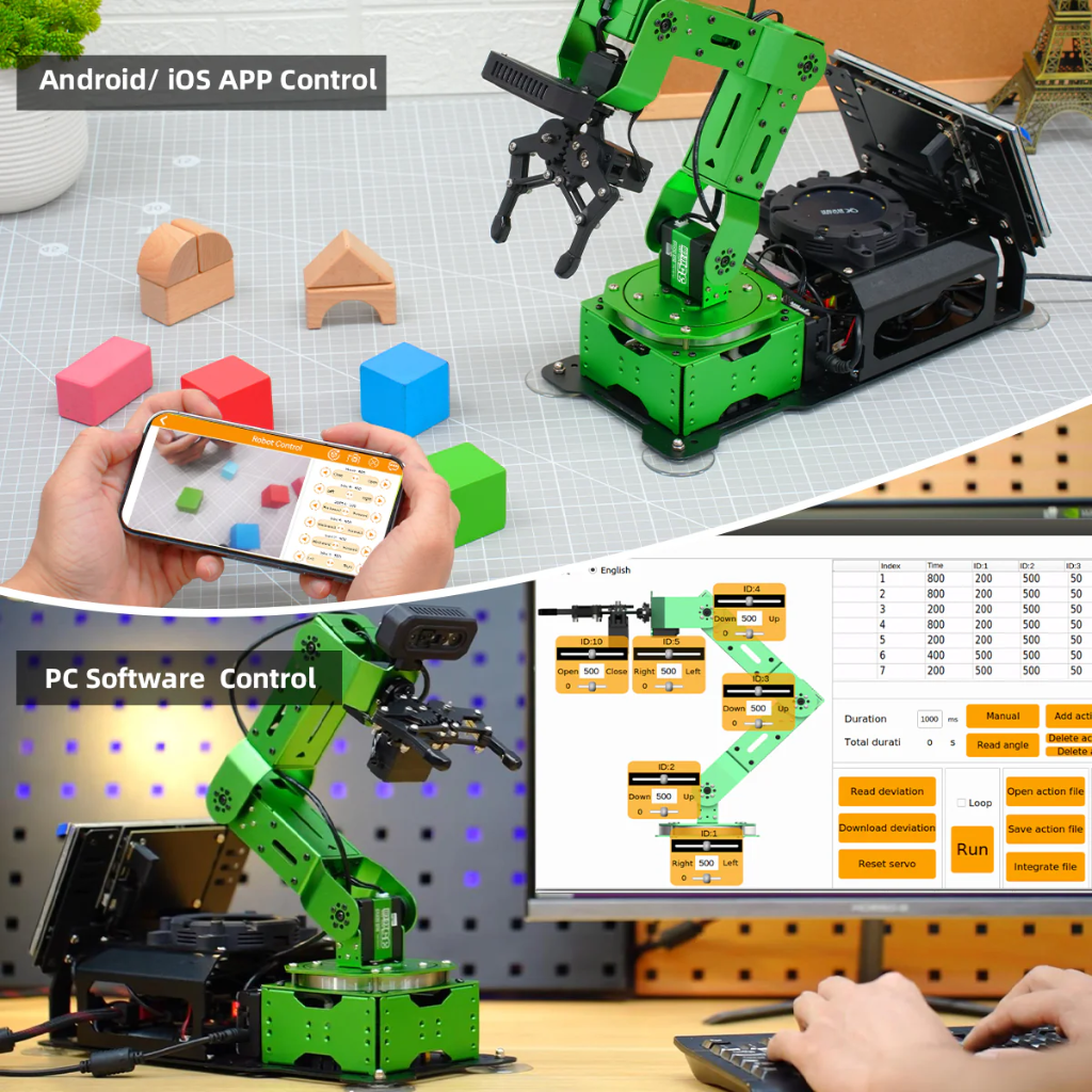 Hiwonder JetArm Pro Advanced Kit | NVIDIA Jetson Nano 4GB