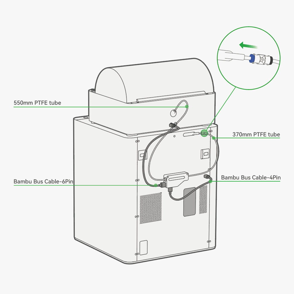 Bambu Lab SP X1/P1 Filament Buffer SA003 