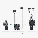Bambu Lab Complete Hotend Hardened Steel 0.6mm - P1 Series 