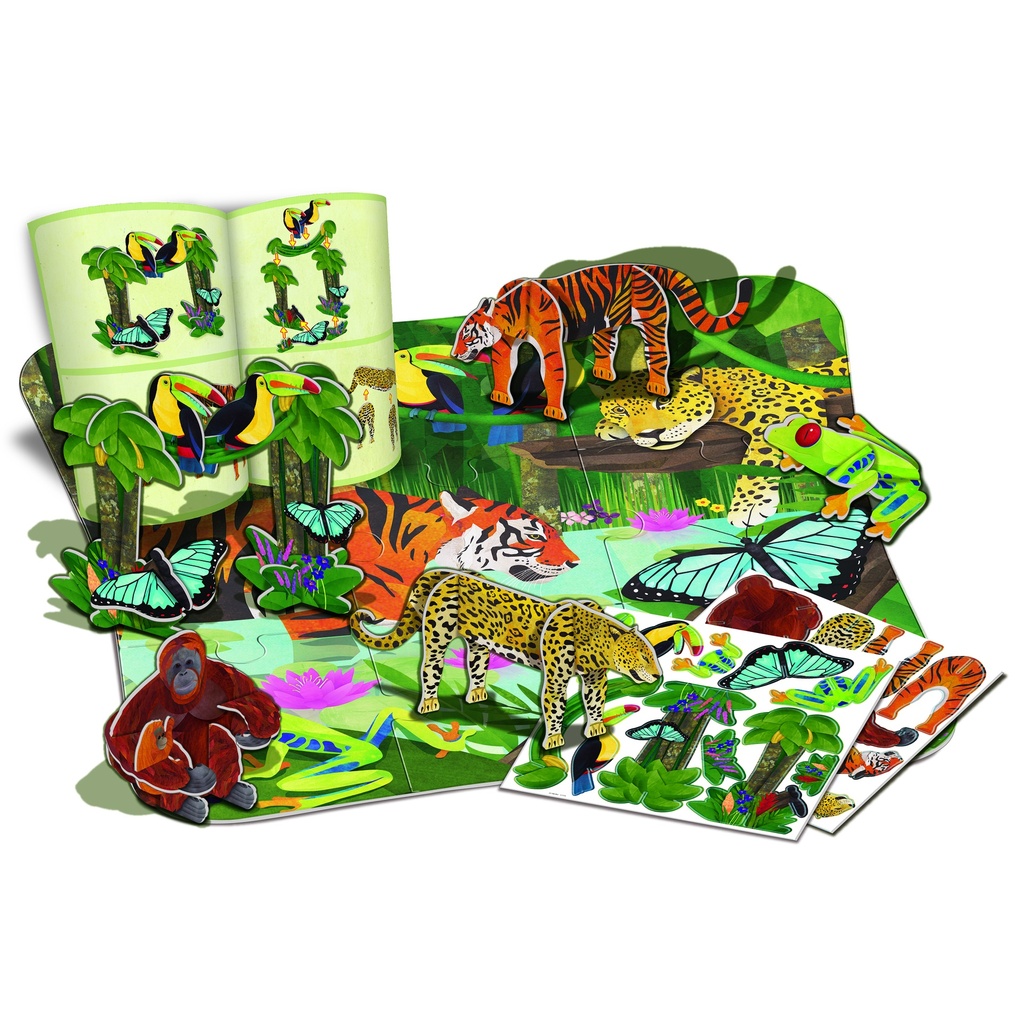 4M 3D PUZZLES-RAINFOREST 00-04678