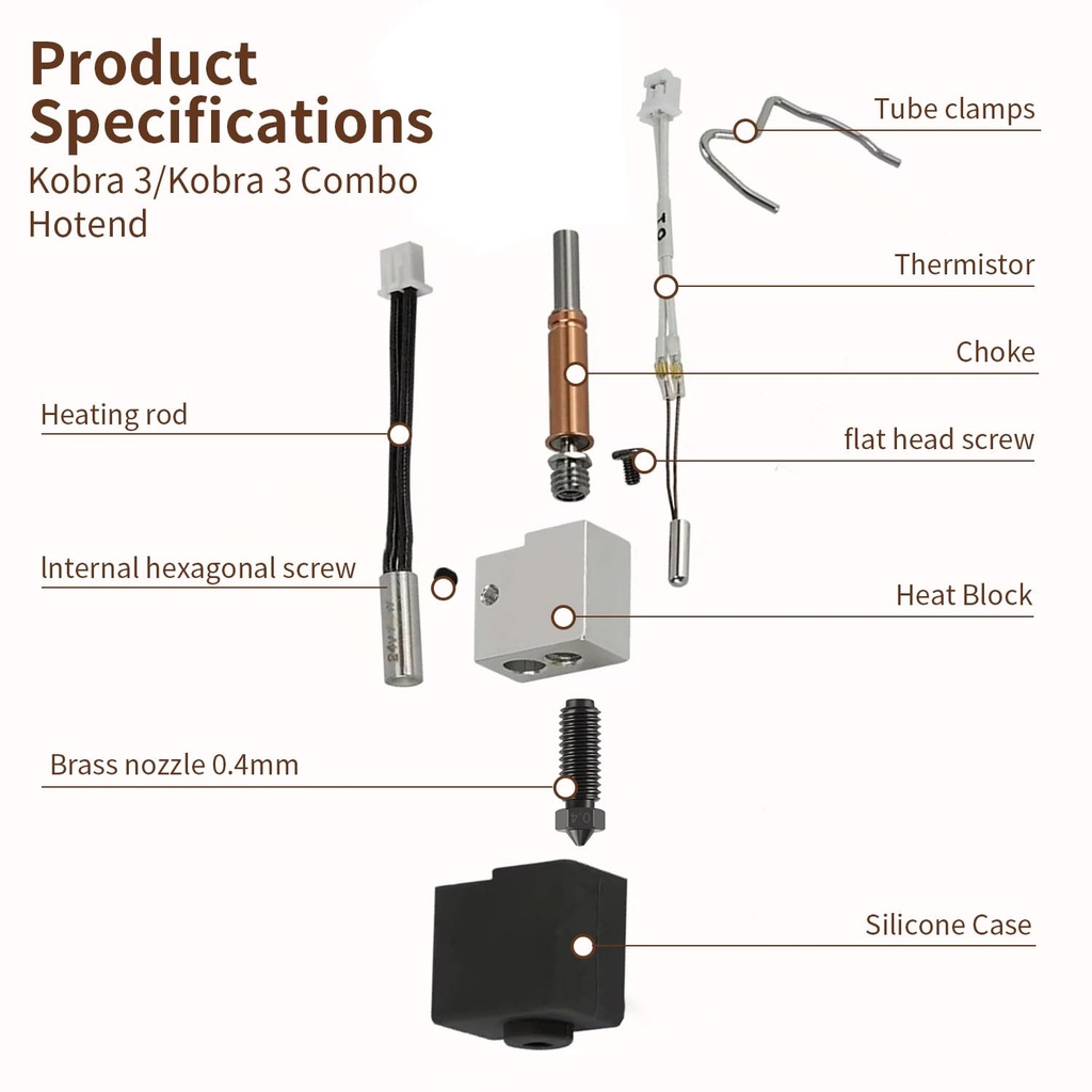 Anycubic SP Kobra 3 V2 Hotend