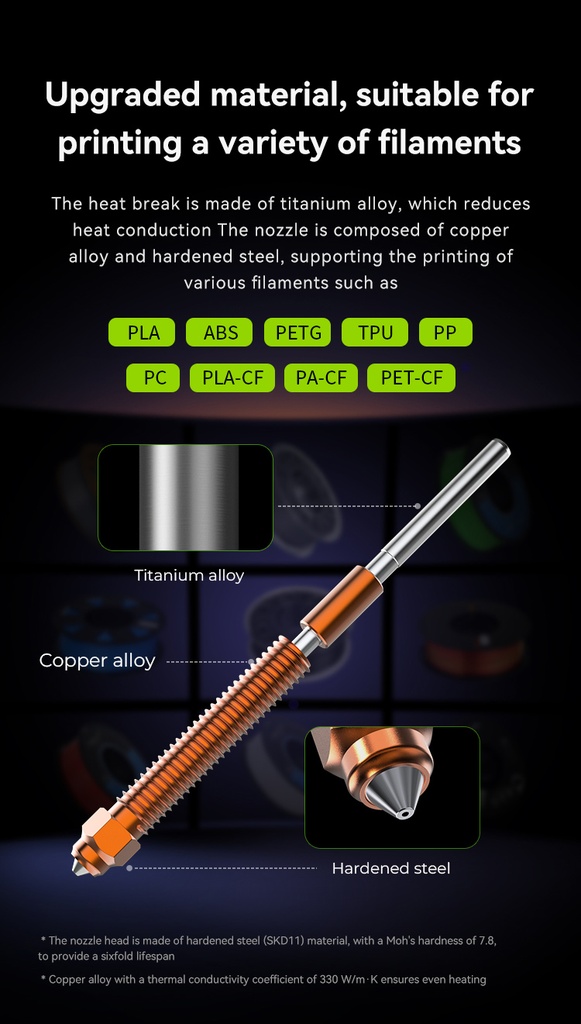 Creality SP K2 Plus Nozzle