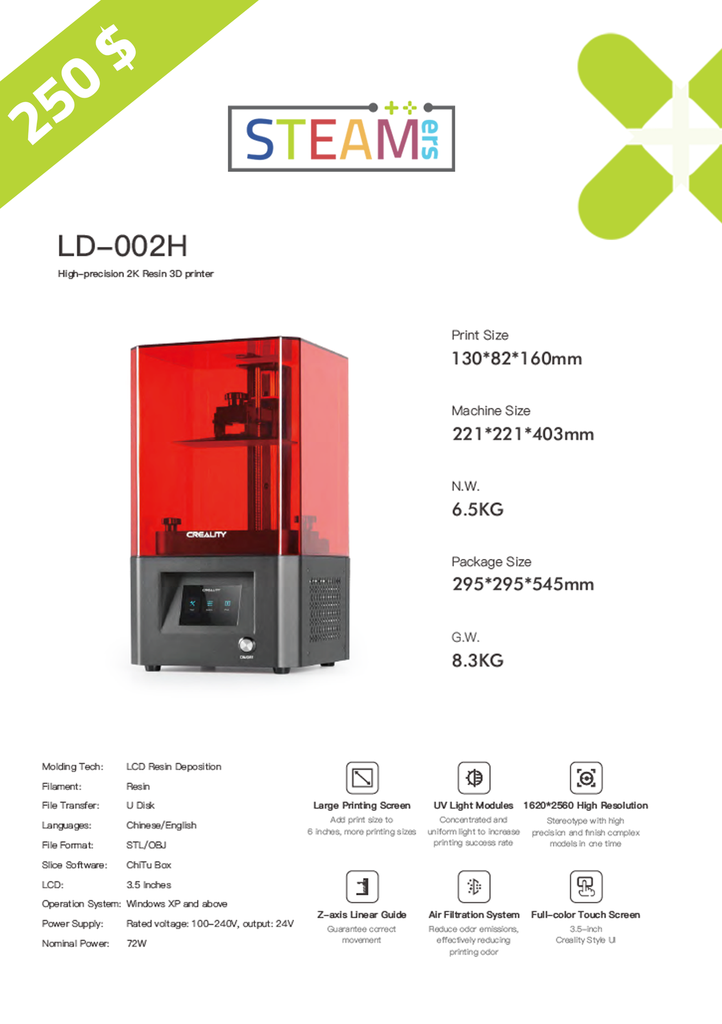 CREALITY PRINTER LD-002H