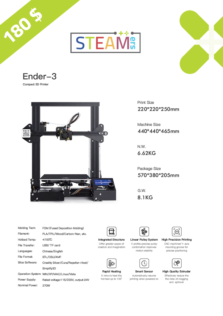 CREALITY PRINTER ENDER-3