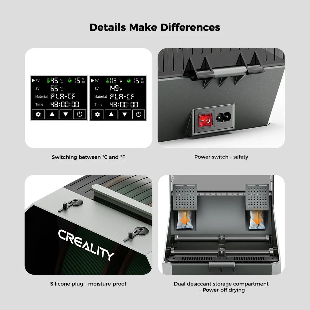 Creality Space Pi Filament Dryer Dual