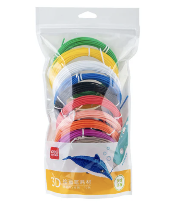 Deli 3D Pen Filament - 10Pcs