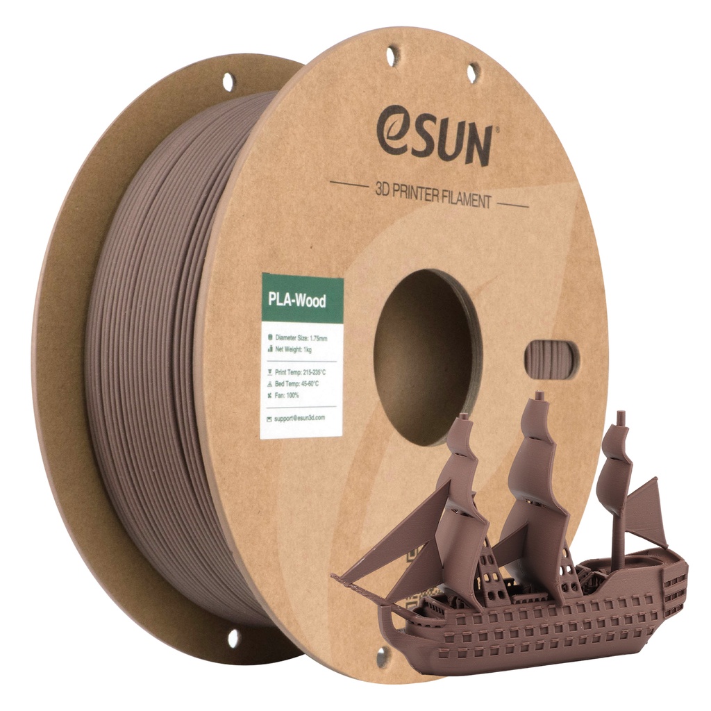eSun Filament PLA Wood 1KG | Walnut