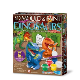 4M 3D Mould & Paint Dinosaurs 00-04777