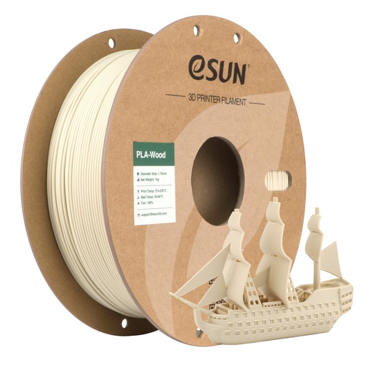 [29823] eSun Filament PLA Wood 1KG | Birch