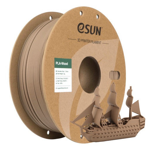 [30009] eSun Filament PLA Wood 1KG | Oak