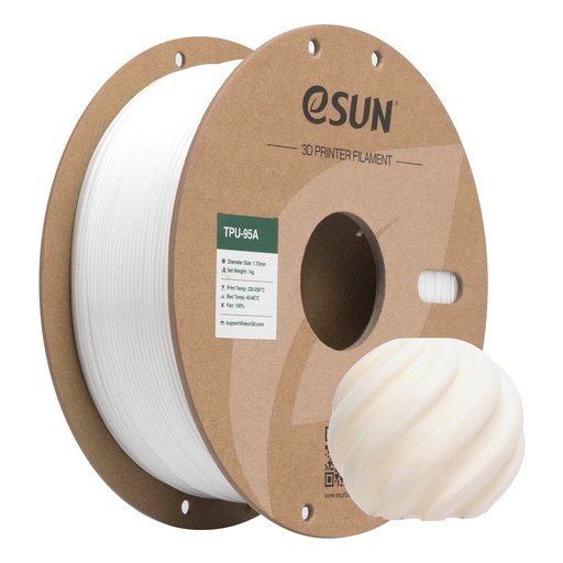 [29859] eSun Filament TPU 95A 1Kg | White