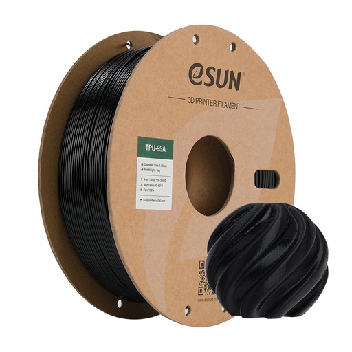 [29860] eSun Filament TPU 95A 1Kg | Black