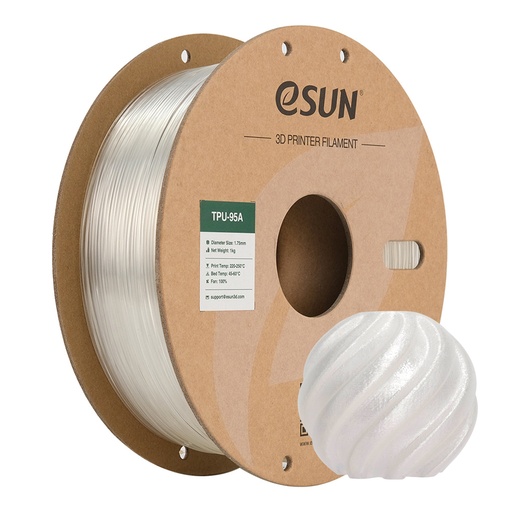 [29862] eSun Filament TPU 95A 1Kg | Clear