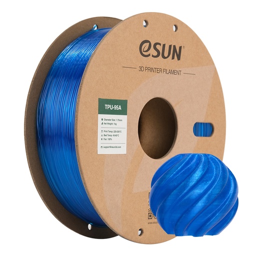 [30015] eSun Filament TPU 95A 1Kg | Blue